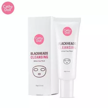 Cathy Doll Очищающая маска с белой глиной от черных точек 35 г - Тайский уход за кожей