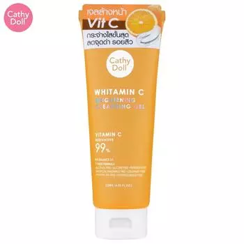 Cathy Doll Whitamin C Осветляющий очищающий гель 120 мл - Тайский уход за кожей 120 ml