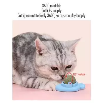 Catnip Balls Cat Snack Kitten Playing Cleaning Teeth Toy Funny Lickable For Small Medium Cats pet supplies