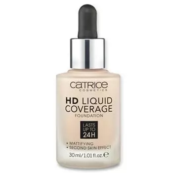 Catrice HD Liquid Coverage Foundation 30 мл, нет. 010 Светло-бежевый, 1 шт.