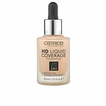 Catrice HD Liquid Coverage Жидкая основа под макияж № 020-розовый бежевый (30 мл)
