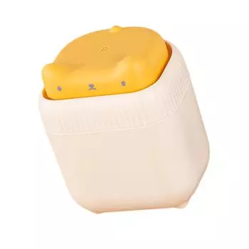 Cats Shape Soap Dispenser Liquid Hand Soap Container Refillable Bottle for Kitchen and Bathroom with Easy Press Designs жёлтый