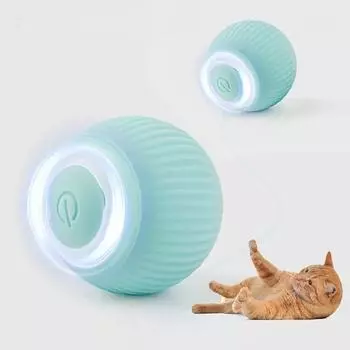 Cats Toys Electric Ball Things for Cats Automatic Rolling Pet Interactive Products Home Accessories Toy Stuff Supplies Garden Diameter 4.2cm