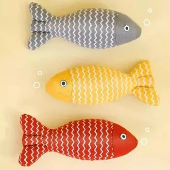 Cats Toys Product. Teething Stick Cats Pet Linen Toy Teeth Grinding Resistant to Scratching Cats Simulated Mint Fish Accessories XS