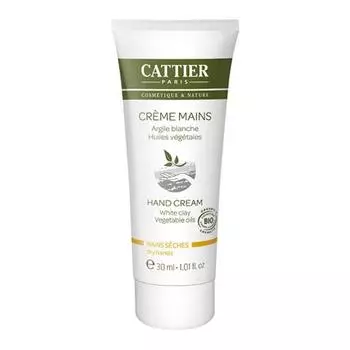 Cattier Clay Hand Cream 30ml