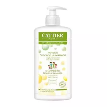Cattier Family Shower Gel & Shampoo 500ml