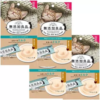CattyMan good quality thick milk 14g x 4 bottles x 4 bags Additive-free