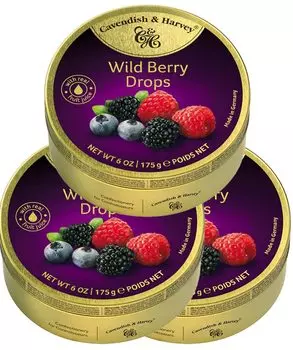 Cavendish Wild Berry 175 г x 3 банки