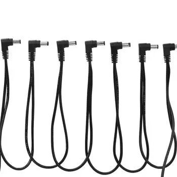 Cavo di alimentazione 8 vie ad angolo retto Daisy Chain 18V 2A per 1 way чёрный