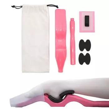 CAWKAY Ballet Instep Foot Stick Stretching Stretching Massage with Storage Bag Stretcher, Tool, Set, Stick, Unisex, (Pink)