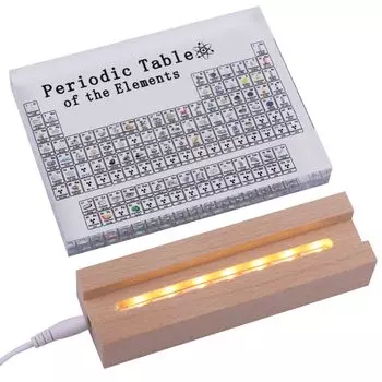 CAWKAY Периодическая таблица элементов Изображение элемента Изучение школьного предмета Элементы, Книга, Образец, Акрил, Прозрачный, Настольный, Инструмент, Принадлежности,