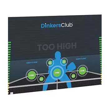 CAWKAY Pickleball Настольный теннис Соло Тренировочная комната Плакат Коврик Наклейка На Стену Обои Виртуальный Межличностный Соло Тренировочная Площадка зелёный