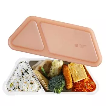 CB Japan Bento Box Foodman Rice Ball 400 мл Антибактериальная спецификация Терракотовая тонкая коробка Bento, которую можно переносить вертикально Надежно фиксируется замком