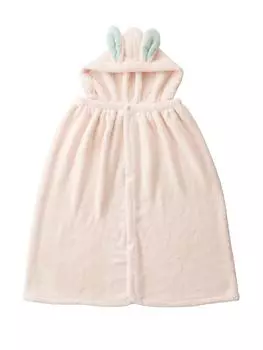 CB JAPAN Carari Wrap Towel with Hood Pool Bath Microfiber with 3x Absorption Power Rabbit Quickly absorbs water between fibers Quick drying