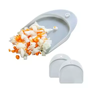CB Japan Cutting Board Set of 2 for Scooping up Cut Comes with Hook Convenient Easy to Scoop Chopping Board Dustpan Atomico Scaper, Ingredients,