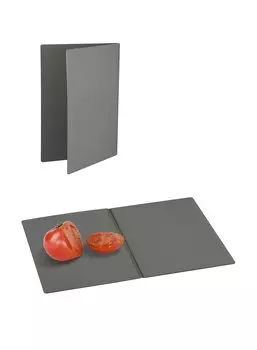 CB JAPAN Cutting Large Size 297 x 420 297 x 210 Antibacterial dark dishwasher foldable cutting board that can be hung up to dry Board, [Unfolded mm, темно-серого