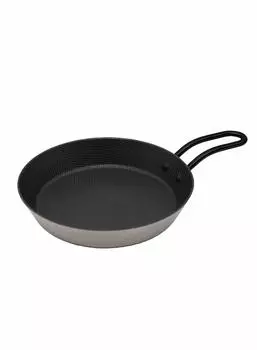 CB JAPAN Frying Pan Black 16cm One Hand Double Layer Steel Grill IH Compatible Copan чёрный