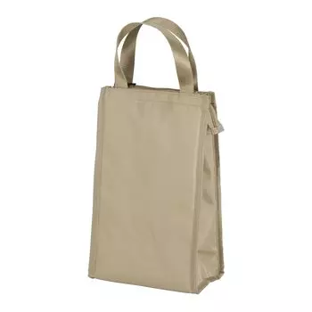 CB Japan Insulated Square Stands Up When 5L with Interior Mesh Small Maneuver Bag, Open, Capacity, Beige, Pocket, бежевый