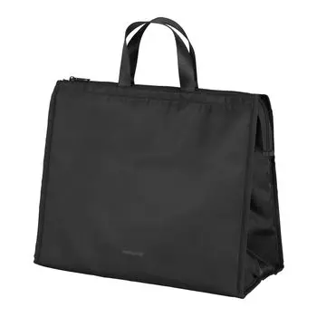 CB Japan Insulated Square Stands Up When 18L with Interior Mesh L Maneuver Bag, Open, Capacity, Black, Pocket,