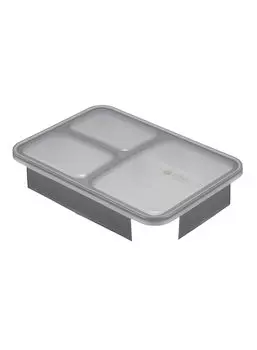CB JAPAN Replacement Parts Gray Thin Lunch Box Antibacterial Foodman 600ml Exclusive Lid DSK