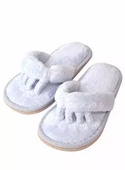 CB Japan Slippers Light Gray Antibacterial Deodorant Treated Toes Relaxation Microfiber Carari