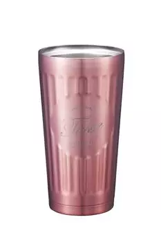 CB Japan Stainless Steel Tumbler Relief 375ml Pink UCA