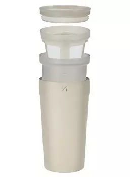 CB Japan Tumbler с вакуумной изоляцией 350 мл, внутренняя часть цвета слоновой кости, посудомоечная машина Ichibun Noichi, нержавеющая сталь, стакан UCA [с чашкой, безопасный] Тепло/холод