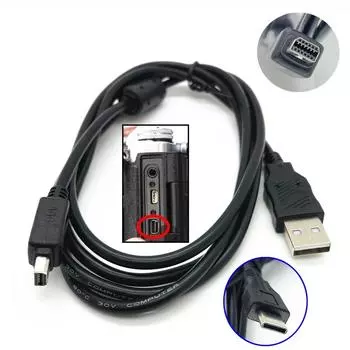 CB-USB5 USB6 12-контактный кабель USB/Type-C OTG для камеры Olympus EM5 TG4 TG3 USB-C USB 2.0