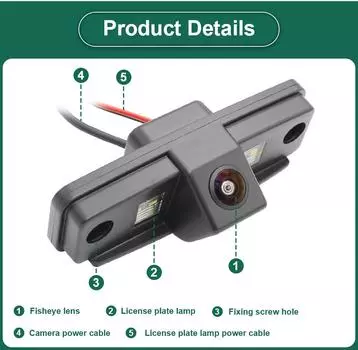 CCD AHD1080P ночное видение подсветка номерного знака автомобиля камера заднего вида для Subaru Forester Outback Impreza Toyota Prado 2010-2014
