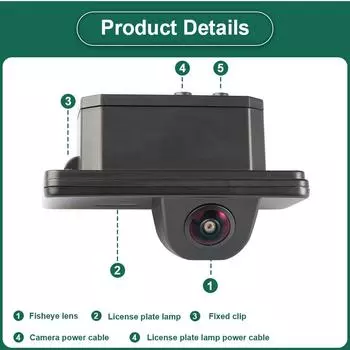 CCD AHD 1080P Car License Plate Light Rear View Camera For BMW X1 X3 X5 X6 320i 328i 330i 335i 520Li 530i 535Li 2011-2015