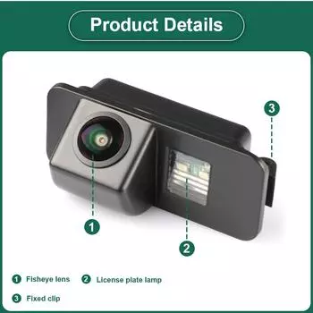 CCD AHD 1080P камера заднего вида с ночным видением для подсветки номерного знака автомобиля для Ford Focus Hatchback Fiesta Mondeo S-MAX 2008-2014