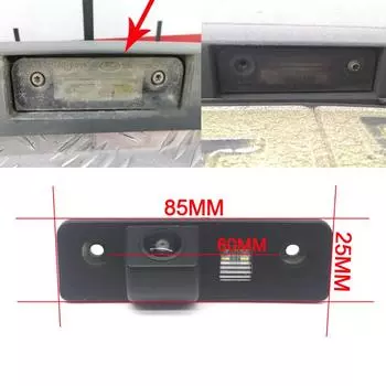 CCD Автомобильная камера заднего вида Резервная камера HD чип ночного видения водонепроницаемый Высокое качество RCA для Ford Fusion (Европа) Фьюжн