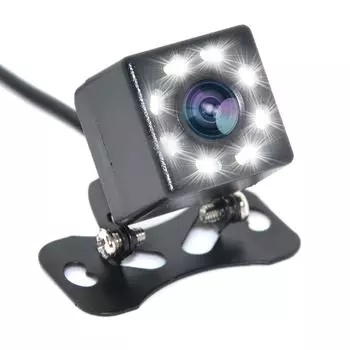 CCD CCD 8LED Ночная автомобильная камера заднего вида 170 Широкоугольная универсальная автомобильная камера для парковочной камеры