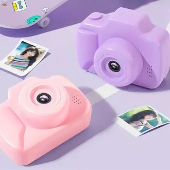 CCD детская цифровая маленькая камера игрушка подарок на день рождения мини HD камера DSLR фотографируемая игрушка 42.91 белый