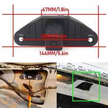 CCD Full HD 1080P камера заднего вида для автомобиля для Азии Toyota Land Cruiser Prado 2010-2012 багажник зарезервирован 140 градусов