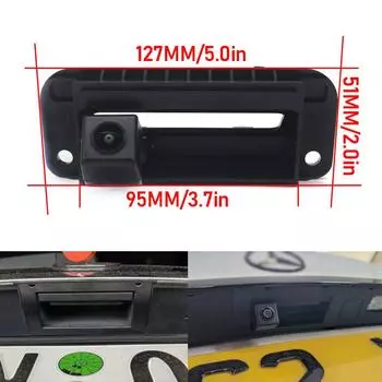 CCD Full HD камера заднего вида на ручке багажника для Mercedes Benz W204 2011 2012 2013 2014 C180 C200 C260 C300 C63 Amg автомобильный монитор Static Guidelines