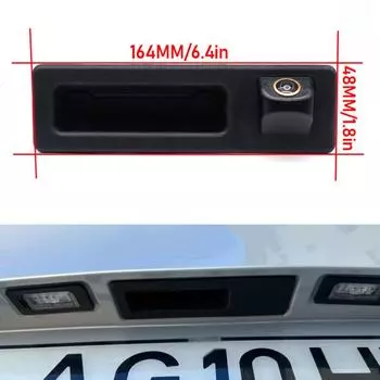 CCD HD AHD камера заднего вида на ручку багажника для BMW X5 F15 2013 2014 2015 2016 2017 2018 Автомобильный резервный монитор парковки задним ходом Static Guidelines