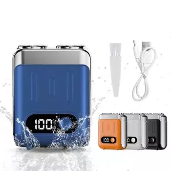 CCDBD Low IPX7 Wet and Magnetic Cutter LED Easy to Business Keep in the Бритвенный станок для мужчин, бритва, роторная, шумная, водонепроницаемая, сухая, легкая,