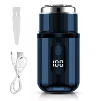 CCDBD Маленький электрический электрический Close 5 Low IPX7 Влажный и сухой светодиодный легкий в бизнесе Всегда в бритвенном станке для мужчин Бритва, Бритва, Бритва, Бритва, темно-синий