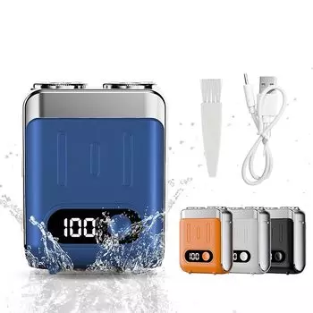 CCDBD shaver rotary low noise IPX7 waterproof Wet and dry use lightweight magnetic cutter head LED display Convenient to carry trip business trip