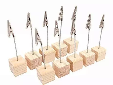 CCINEE Swire Memo 10 Memo Memo Card Card Фото Деревянные зажимы, детали, держатель, подставка, подставка, держатель, рамка, офисные/настольные принадлежности/канцелярские принадлежности (Деревянный,