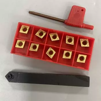 CCMT09T304 Держатель твердосплавного прочного держателя для чистовой обработки Вставка токарного станка