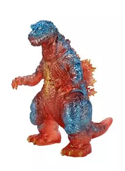 CCP Средний размер серии Godzilla EX Godzilla Retro Red Clear 130 мм ПВХ окрашенная мягкая виниловая фигурка [5-е издание] (2001) Вер. Прибл. красный