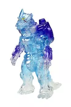 CCP Middle Size Series Godzilla EX Mechagodzilla Clear Blue 130mm PVC painted finished soft vinyl figure [5th Edition] (2002) Ver. Approx.