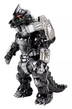 Ccp Средняя серия Godzilla EX Mechagodzilla Black 130 мм мягкая виниловая фигурка из окрашенного ПВХ [6-е издание] (2002) Вер. Прибл. чёрный