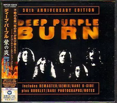 CD DEEP PURPLE - Burn WPCR12019 Warner Music Ja 2005 Япония Obi Rock
