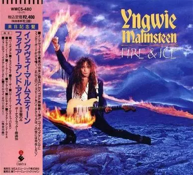 CD ИНГВИ ДЖ.. MALMSTEEN S RISING FORCE - Огонь и лед WMC5480 Elektra 1992 Япония Obi Rock