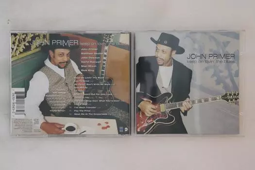 CD JOHN PRIMER - Keep On Lovin The Blues 0630183832 Code Blue 1997 Европа Блюз Б/У