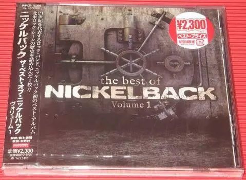 CD NICKELBACK - Лучшее из Nickelback (Том 1) WPCR15355 Roadrunner Reco 2013 Япония Obi Rock