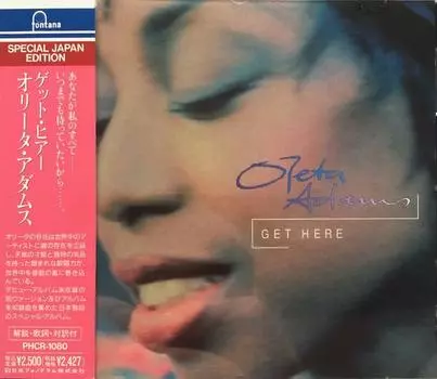 CD OLETA ADAMS - Get Here PHCR1080 Fontana 1991 Япония Джаз Б/у